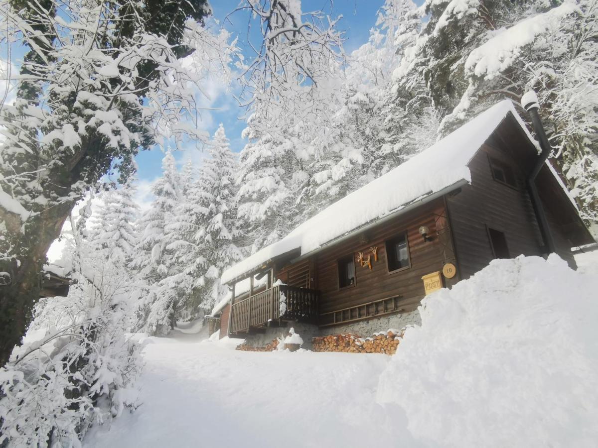 Waldhuette Glueck Auf Vila Notsch bei Bleiberg Exterior foto