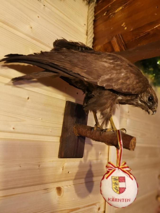 Waldhuette Glueck Auf Vila Notsch bei Bleiberg Exterior foto